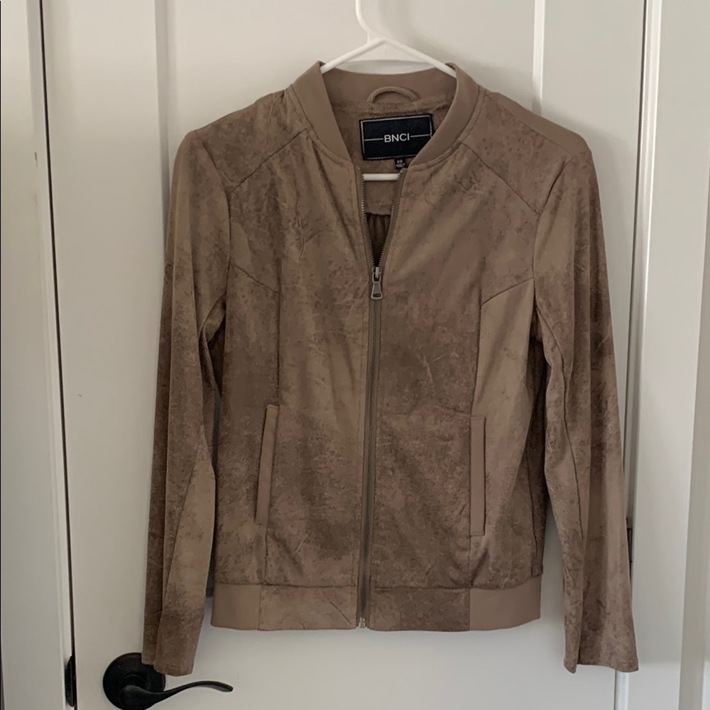 Tan/Taupe Suede Jacket